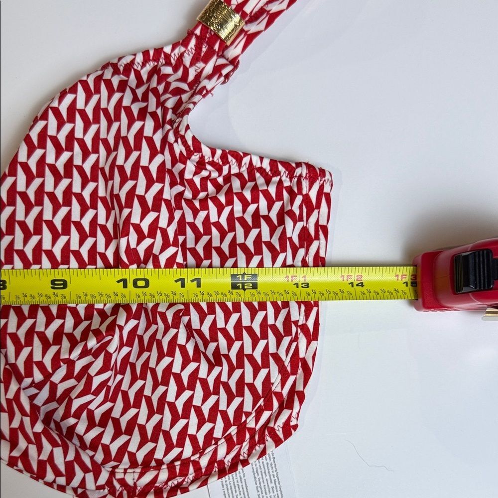 Fantasie Red and White Patterned Bikini Top, Size 32 - NWT - Picture 14 of 15